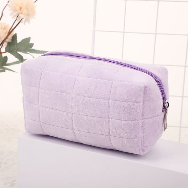 Make Up Bag Small Makeup Cosmetic Bags For Women Checkered Zipper Makeup Pouch Bolsas De Cosmeticos Para Maquillaje Kosmetiktaschen