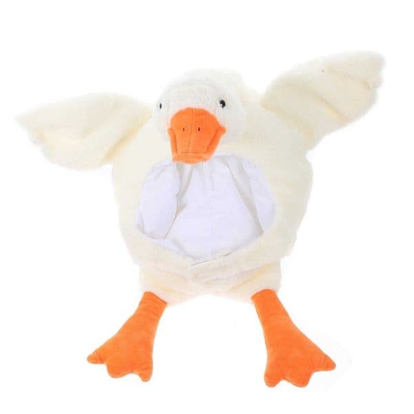 White Goose Headpiece Festival Headpiece Plush Hat Creative Party Photo Props Headpiece Cute Party Hat Accessories W240830