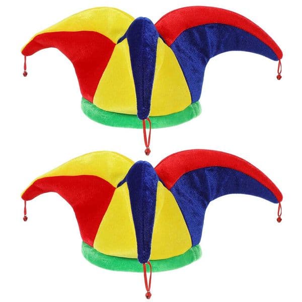 2 Halloween costume hats adult costume hats funny clown hats clown hats carnival party costume hats props W240830