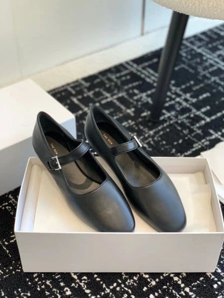 Designer women shoes, real leather ballet flat shoes, women fashionable and casual Ava ballet shoes, sheepskin retro high-quality soft ballet shoes, Boheme MJ canvas
