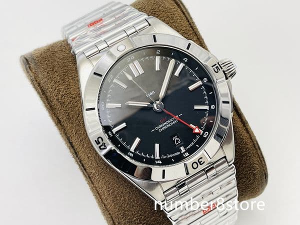 A32398101B1A1 Automatic 40 Mens Watch Stainless Steel 2836 28800vph Movment Classic Watches Black Dial Sapphire Crystal Luxury Wristwatch Water Resistant