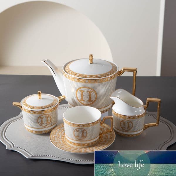 Mosaic Series Scented Tea Cup Retro Affordable Top Luxury Bone-China Cups Set Sample Room Decoration Gold Handle Coffee Cup