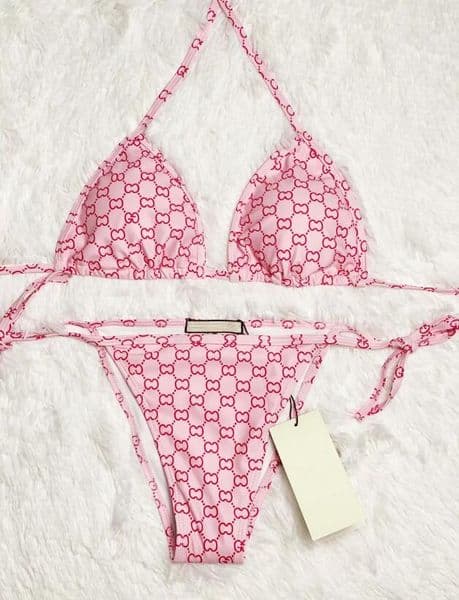 High Quality 2 Styles Bikini Women Swimwear Swimsuit Bandage Bathing Suits pad Two-piece Three-piece Swimsuits