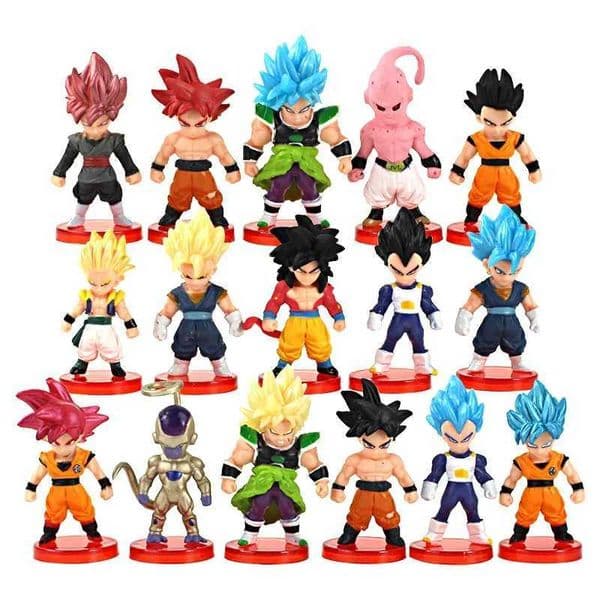 Figures 13/16pcs set Anime Z Characters Model Toy Kuririn Son Goku Vegeta Trunks Super Saiya PVC Action Figure Gift