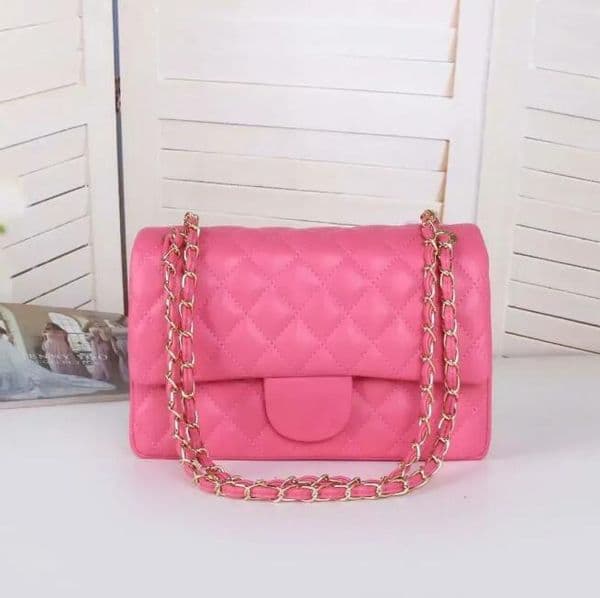 10A Designer women's handbag Custom brand Toth Women's leather Gold chain crossbody bag Black white Pink bag Brand single shoulder crossbody bag