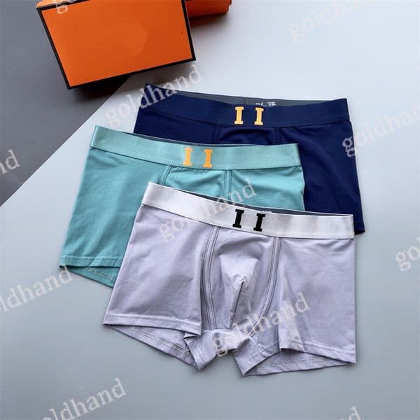 Sexy Mens Underwear Briefs Fashion Brand Sport Boxers Designer Cotton Boxed Underpant Man Boxer Shorts