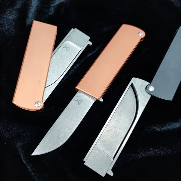 Manual Open Pocket Flipper Folding Knife D2 Blade T6 Aluminum Handle Tactical Survival Outdoor knife folding knife EDC Hunting Self Defense Camping EXO