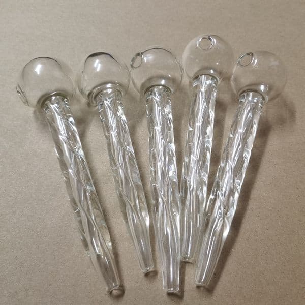 New thread design 32g Glass Pipe Clear Color quality pipes transparent Great Tube tubes handcraft