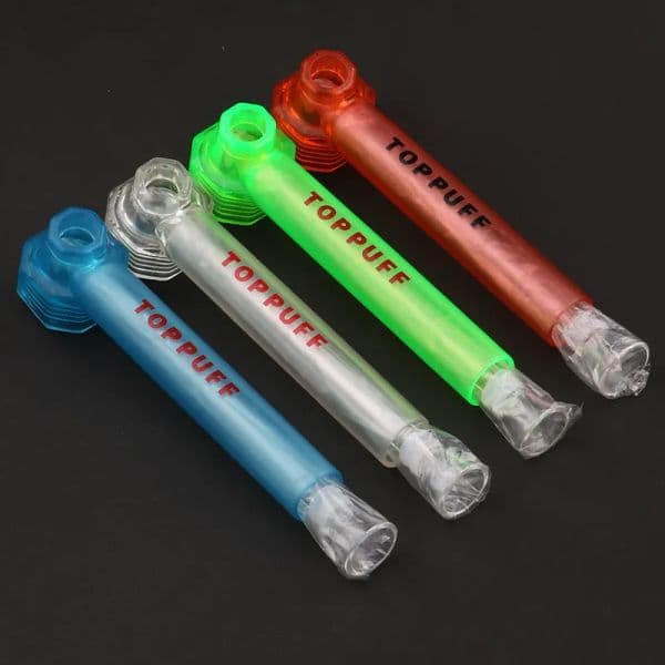 TOPPUFF Acrylic Bong Screw-on Water Pipe top puff Glass Shisha Smoking Tobacco toppuff Herb Holder Hookah Fast Shipping 11 LL