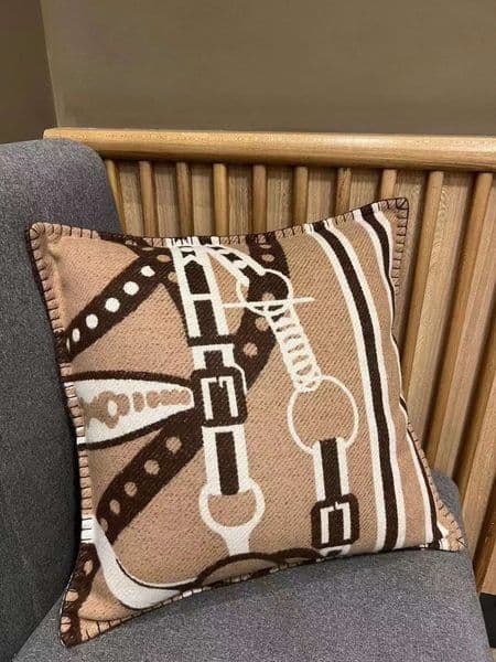 Designer cashmere blanket 3 Colors 90%WOOL Cushion/Decorative Pillow Living room sofa Ins home 50&50cm have filling 1kg