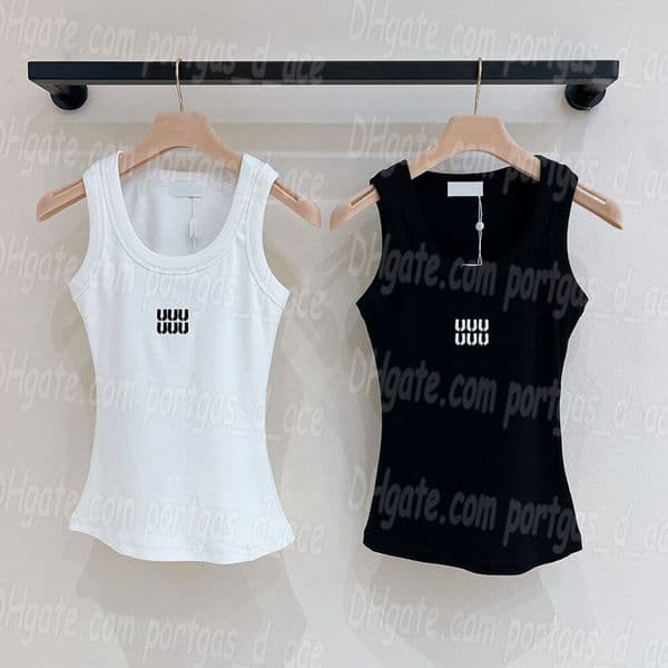 Letters Women Knitted Singlet Tanks Tops Luxury Designer Knitted Tanks Sexy Casual Woman Camis Vest