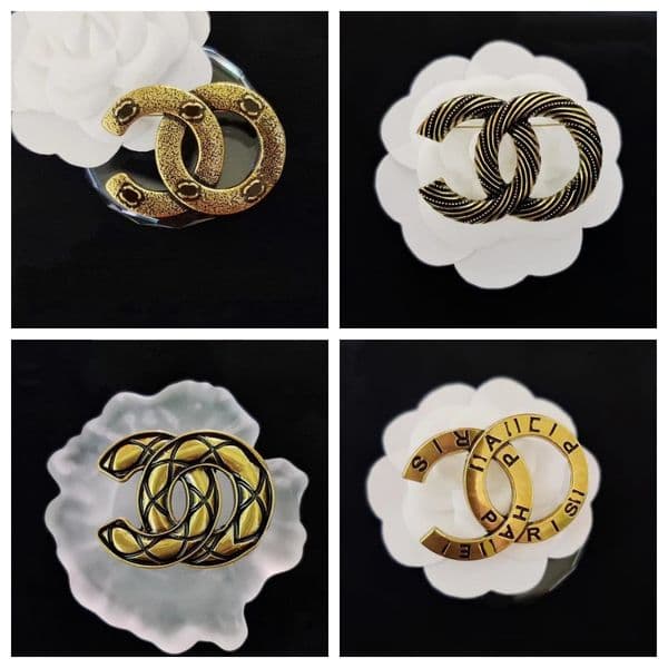 Alloy Wedding Classic 20style Dress Pins Brooches Brand Designer Double Letter Gold Plated Brooch Men Women Festivals Party Jewelry Gift Wholesale