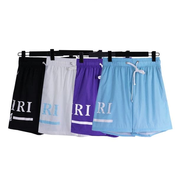 Men's Designer Am Color Matching Mens T Shirts Casual Street Short Basketball Shorts