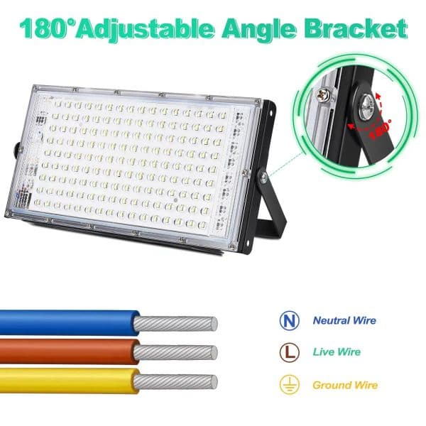 150W 100W 50W Flood Light 2025 LED Spotlights Outdoor Lighting Foco LED Exterior Projector Floodlight new 220V Street Lamp Wall Garden