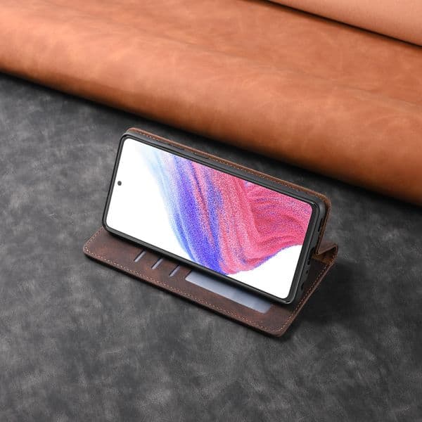 Flip Leather Wallet Case For Samsung Galaxy A14 A13 A12 A05s A15 A20 A20E A25 A22 A23 A24 A21S Card Holder Funda Protect Cover