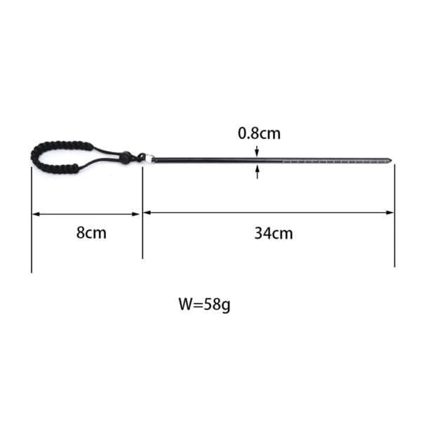Hot Diving Lobster Stick Pointer Rod Aluminium Alloy Tank+Strap Banger Underwater Shaker Noise Maker Replacement Parts