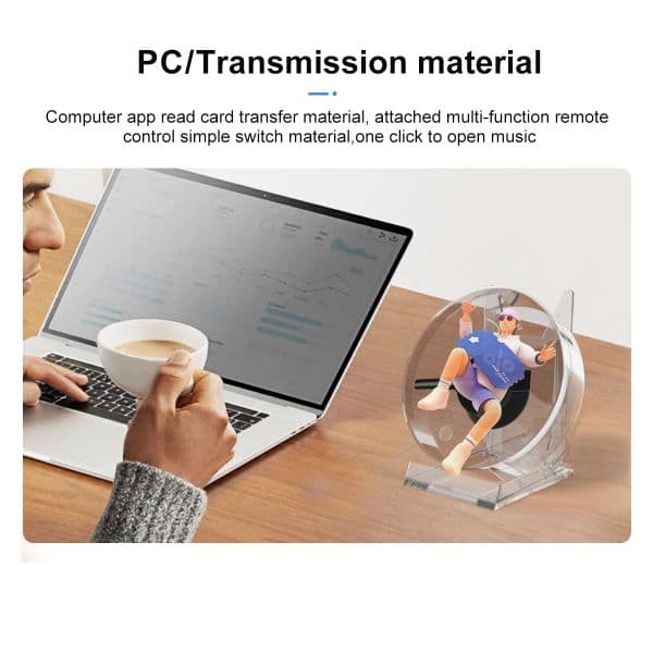 Desktop 3D Hologram Fan Projector Led Sign Holographic Player Remote Control Advertising Machine 3D Fan Advertising Logo Light
