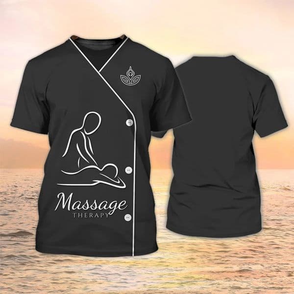 Massage Therapist 3D Print T-shirt Uniform Workwear new Woman Men Streetwear T 2025 Shirts Haruku Tees Tops Unisex Oversized Clothing