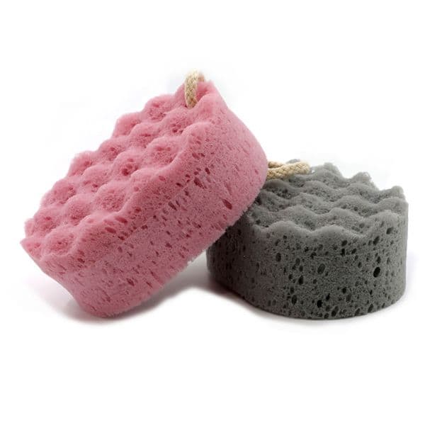 Bath Exfoliating Sponge Skin Cleanser Dead Skins Removal Rub Shower Body Washer Foaming Scrubbing Tools Bathing Scrubber Grey