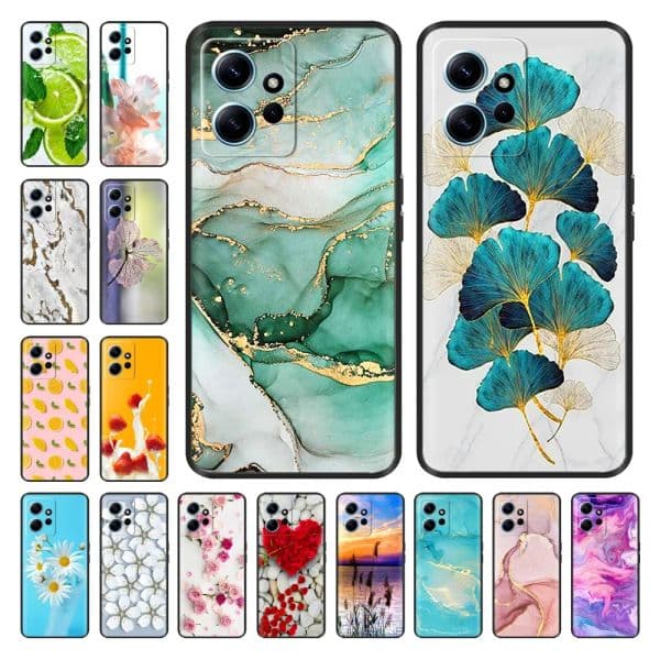 For Redmi new Note 12 Case Redmi Note12 Soft Silicone Phone Case Para For Xiaomi Redmi Note 2025 12 Pro Cover Note12 Pro+ 5G Back Bumper