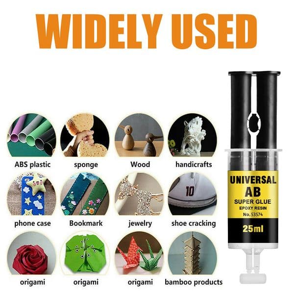 25ml Industrial Bonding Sealant Heat-Resistant Metal Bonding Repair Adhesive Waterproof Weld Sealant Water Tank Fuel Tank Repair