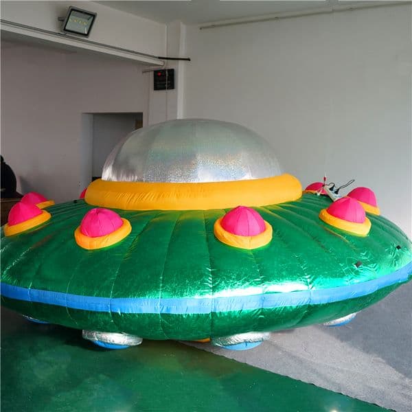 Customized Giant Inflatable UFO With Blower For Nightclub Party or Music Party Starge Decoration