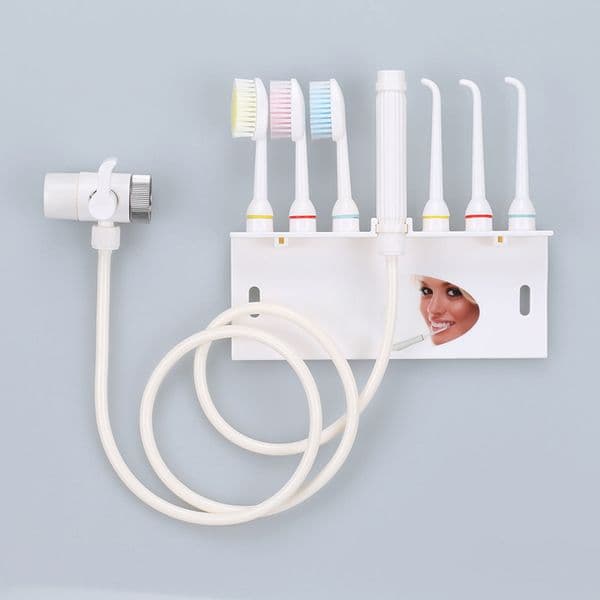 Tips Flosser Faucet Oral Irrigator Water SPA Jet Tooth Cleaner Sets PVC Pipes Toothbrushes Whiten Teth Hygiene Family