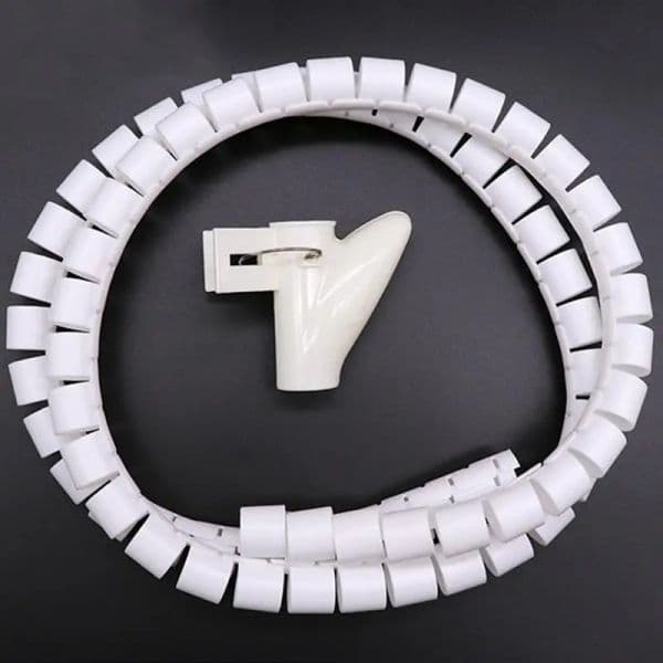 Cable Wire Wrap Organizer Spiral Tube Cable Winder Cord Protector Flexible Management Wire Storage Pipe