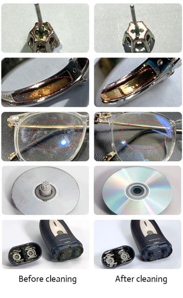 110V 220V Mini Ultrasonic Cleaner 30/50W Sonicator Bath Watches/Contact Lens/Glasses/Denture Teeth/Electric Makeup Razor Cleaner