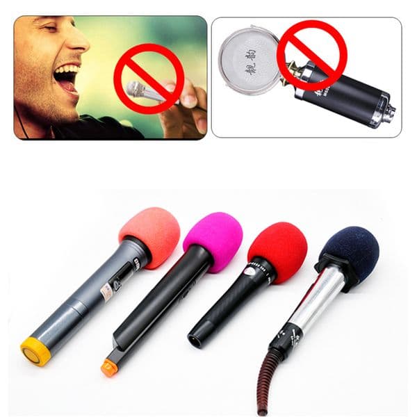 10/30Pcs Wind Shield Foam Microphone Accessories Foam Mic Sponge Ball Shape Cover Windscreen Protective Shield