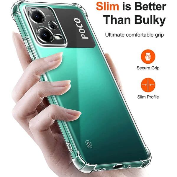 Phone Case For POCO F5 Pro X5 X3 pro F3 F4 GT Cases Ultra Thin Transparent Shockproof TPU Soft Back Cover