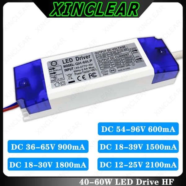 W LED Driver DC V mA Lighting Transformers Power Supply