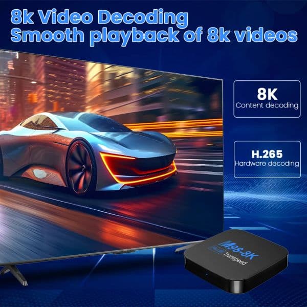 Transpeed Allwinner H618 Android 13 TV Box ATV With TV Apps Dual Wifi Quad Core Cortex A53 Support 8K BT5.0 Set top box