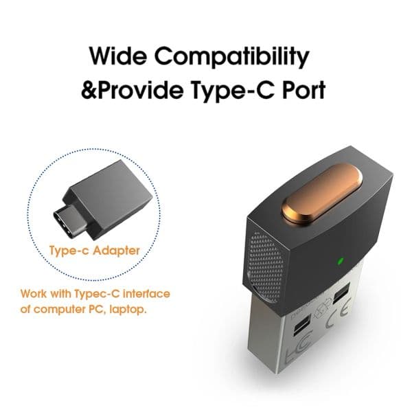 Mini Automatic Mouse Jiggler Plug and Play USB Automatic Move Cursor Shaker Keeps Awake with ON/OFF Indicator Light for Computer
