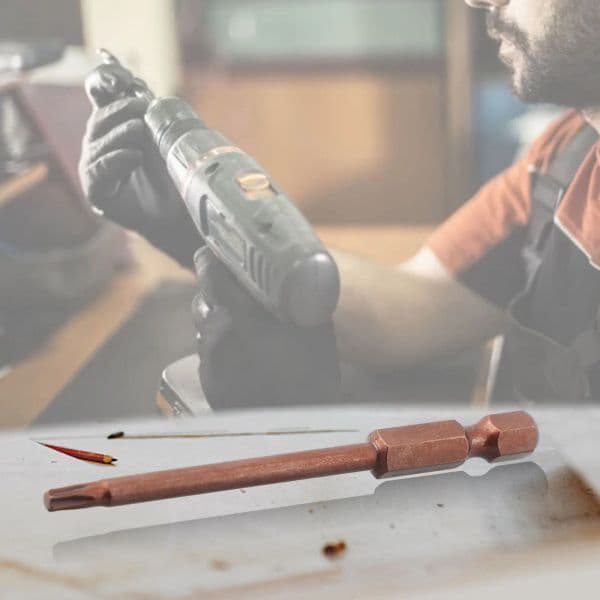1Pc Torx Screwdriver Bit 75/100/150mm Magnetic Head Drill Bit Hex Shank T10/T15/T20/T25/T27/T30/T40 Electric Impact Driver Tool