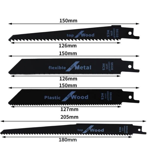 1/4pc Reciprocating Saw Blades For new Wood Plastic Pipe Cutting 2025 Metal Outdoor Cutting Trimming Wood Cutting Pruning Saw Blades