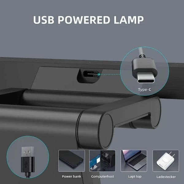 Computer light, screen hanging light, new RGB desk light, eye care screen light, desk light, LED monitoring light, learning ligh