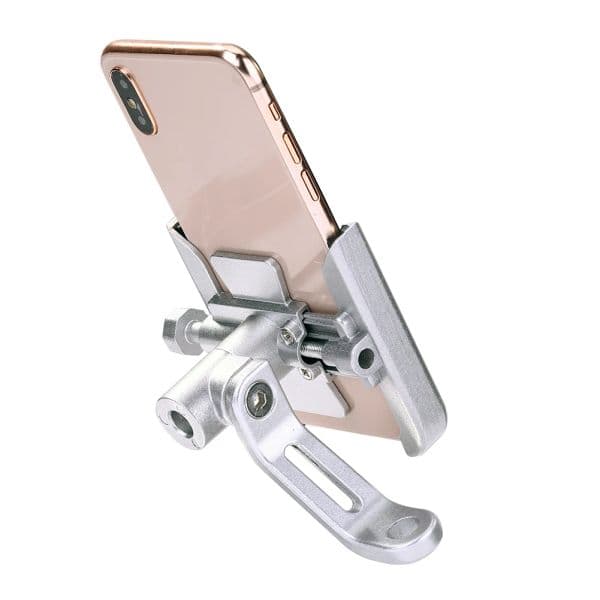 Aluminum Alloy Motorcycle Bike Phone Holder GPS Bracket Cellphone Stand Moto Rearview Mirror Handlebar Mount For Xiaomi IPhone