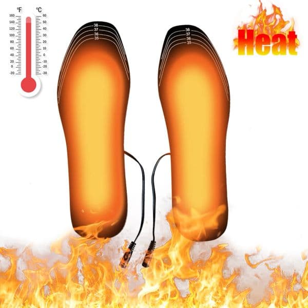 USB Heated Shoe Insoles Electric Foot Warming new Pad Feet Warmer 2025 Sock Pad Mat Winter Outdoor Sports Heating Insole Winter Warm Unis