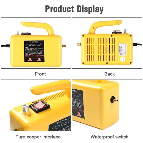 110V/ 220V Household Electric Steam Cleaner 2600W/ 2-3Bar High Temperature and Pressure Air Conditioner Range Hood Car Cleaning