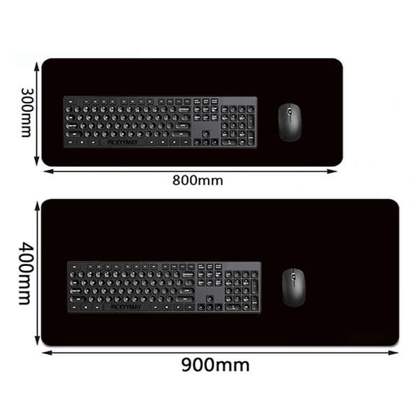 Black Mouse Pad 40x90cm Gamer Desk Mat Big Gaming Mousepad XXL Mouse Mat Large Keyboard Mat Desk Pad For Computer Mousepads