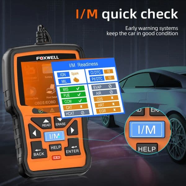 FOXWELL NT301 Car OBD2 Automotive Scanner Live Data Check Engine Light Professional Mechanic OBDII Diagnostic Code Reader Tool
