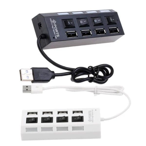 USB Hub 3.0 Hub USB 3 USB 2.0 Multi USB Splitter Power Adapter 4 Port Multiple Expander 2.0 with Switch for PC Accessories
