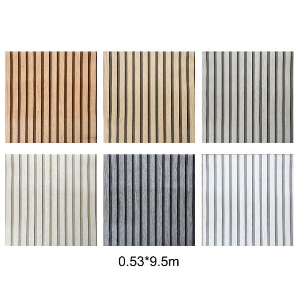 9.5M Wood Grain Home Decor Furniture Waterproof Vinyl Wall new Sticker Self Adhesive 2025 PVC Wallpaper Kitchen Cabinet Door Sticker