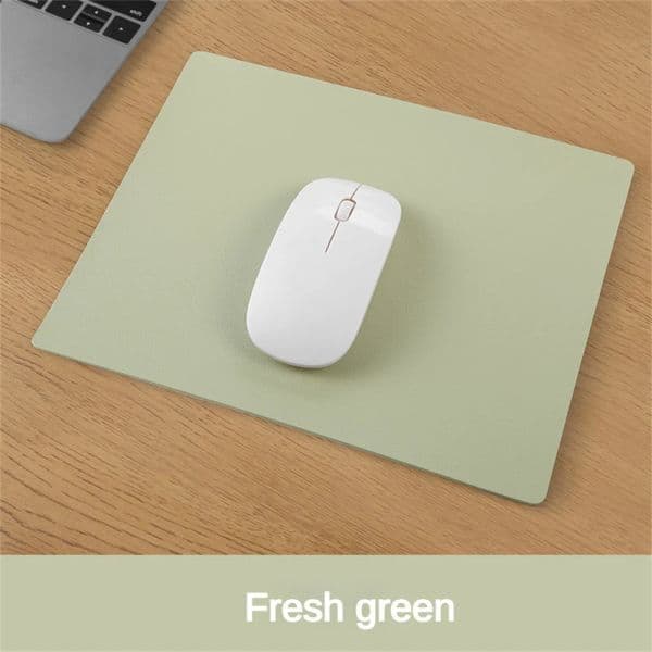 Mouse Pad Pu High Quality Leather Computer And Office Solid Color Mouse Pad Easy To Clean Waterproof And Scratch-resistant Pads