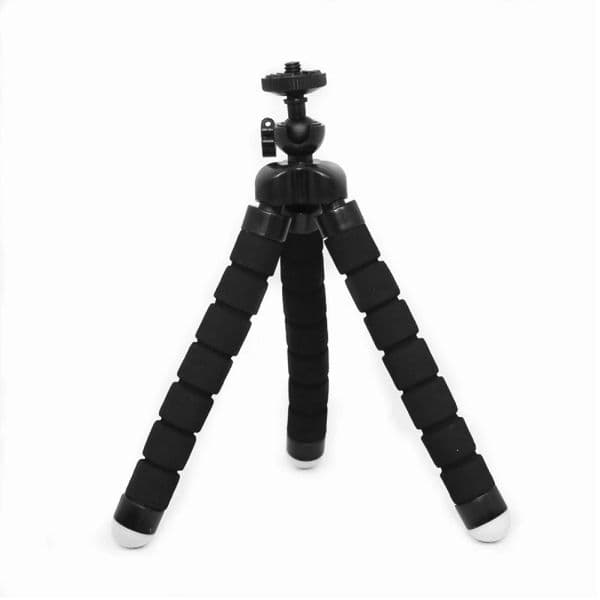 Portable Mini Octopus Tripod Stand with Phone Holder for Live Streaming Selfie