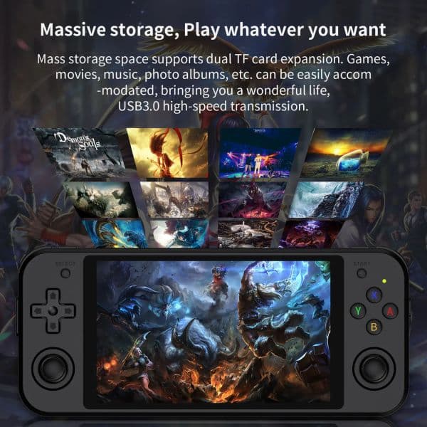 Anbernic RG552 Built 256GB 40000 Game All New Original Dual System Android Linux Pocket Game Player Retro HD 5.36" IPS Console