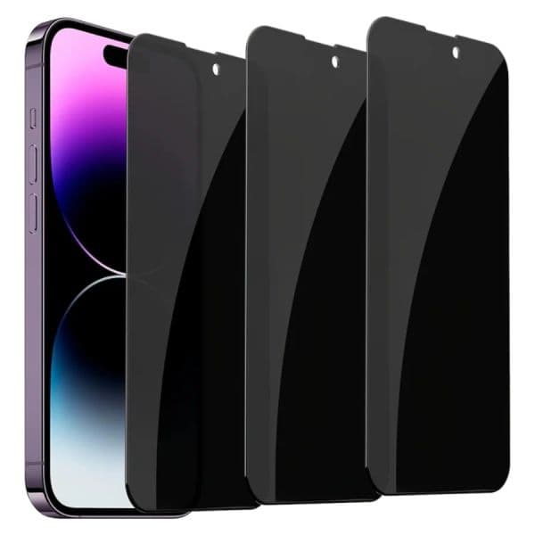 3pieces Privacy new Screen Protectors For IPhone 14 13 12 11 Pro Max 2025 Privacy Film Tempered Glass For IPhone 12 13 Mini