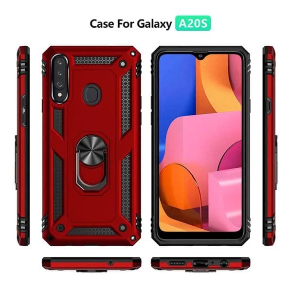 For Samsung Galaxy A E Armor Car magnet Case S G