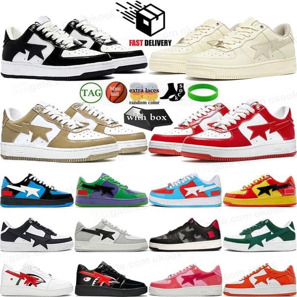 Designer Shoes Mens Womens Platform Sneakers White Black Camo Patent Leather Camouflage Skateboarding Jogging Scarpe Schuhe Sports Trainers